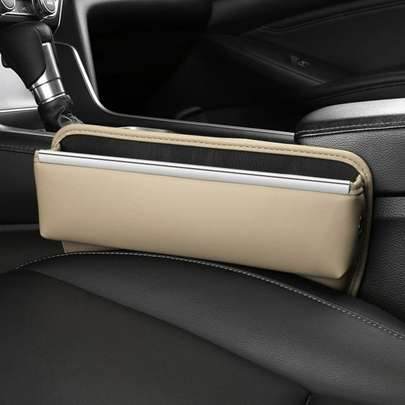 Car Seat Filler Organizer Multifunctional Auto Console Side Storage Box Front Seat Gap Catcher Holder for Phone Sunglasses Coins Pens and Small Items