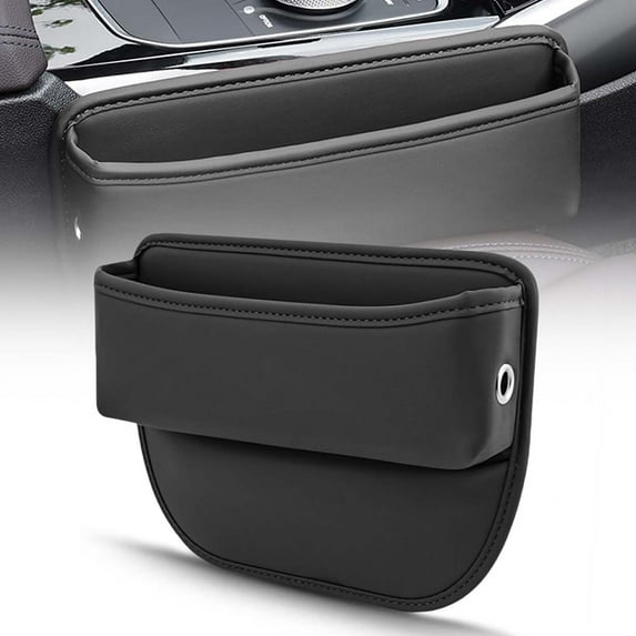 Car Seat Gap Filler,Automotive Storage Organizer Box,Seat Gap Stopper With Storage,Car Accessories Organizer,Leather Console Organizer,Phone And Sunglasses Holder For Vehicle