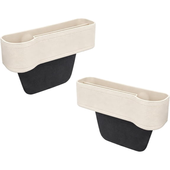 Car Seat Gap Filler, Front Seat Storage with Cup Holder for Auto Console