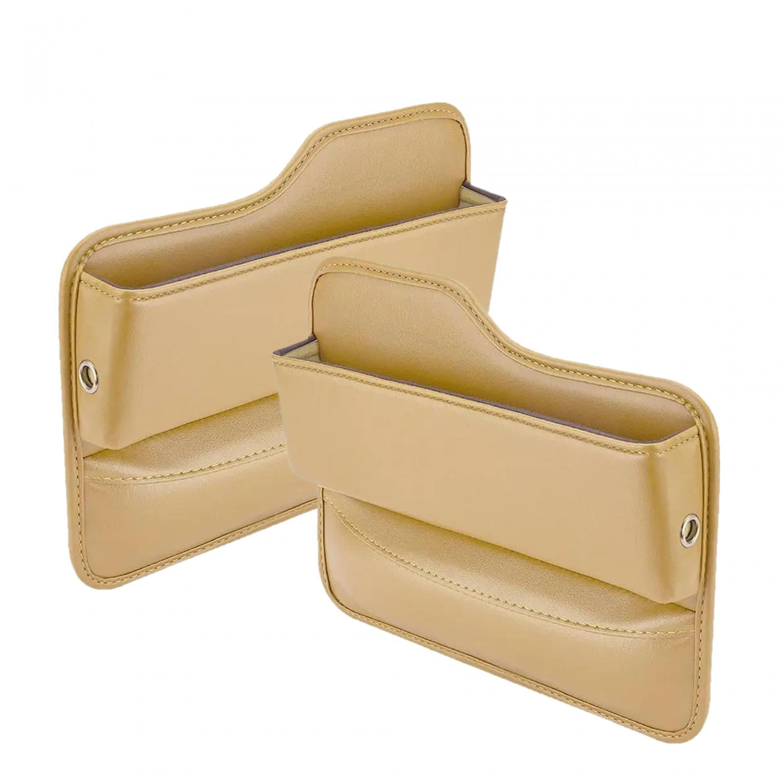 Car Seat Gap Filler Organizer Auto Interior Accessories PU Leather