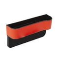 thumbnail image 1 of Car Seat Gap Filler Organizer Multifunctional Leather Car Seat Storage Box with Cup Holder, Auto Console Side Pocket for Phone, Sunglasses,Keys, Wallets Drinks Front Seat Organizer（Co-driver's seat）, 1 of 4