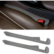 Car Seat Gap Filler, Universal Fit Orgaziner for Car SUV Truck Between Seats Console Organizer, Set of 2  (Gray)