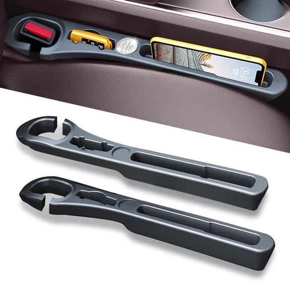 Car Seat Gap Filler Set of 2, Upgraded Gap Stopper Universal Fit for Cars, SUVs, and Trucks, Block The Gap Between Seats and Console, Organize, and Prevent Items from Dropping