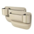 thumbnail image 1 of Car Seat Gap Organizer Storage Box with Multiple Compartments for Smartphone Wallet Cups Non-Slip Leather Insert for Front Seats Driver and Passenger Side Vehicle Accessory, 1 of 3