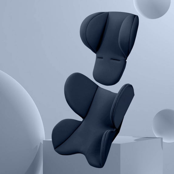 Car Seat Head Support Insert, Soft Neck and Body Cushion Pad, Breathable Seat Liner for Carseats Pram and Pushchair