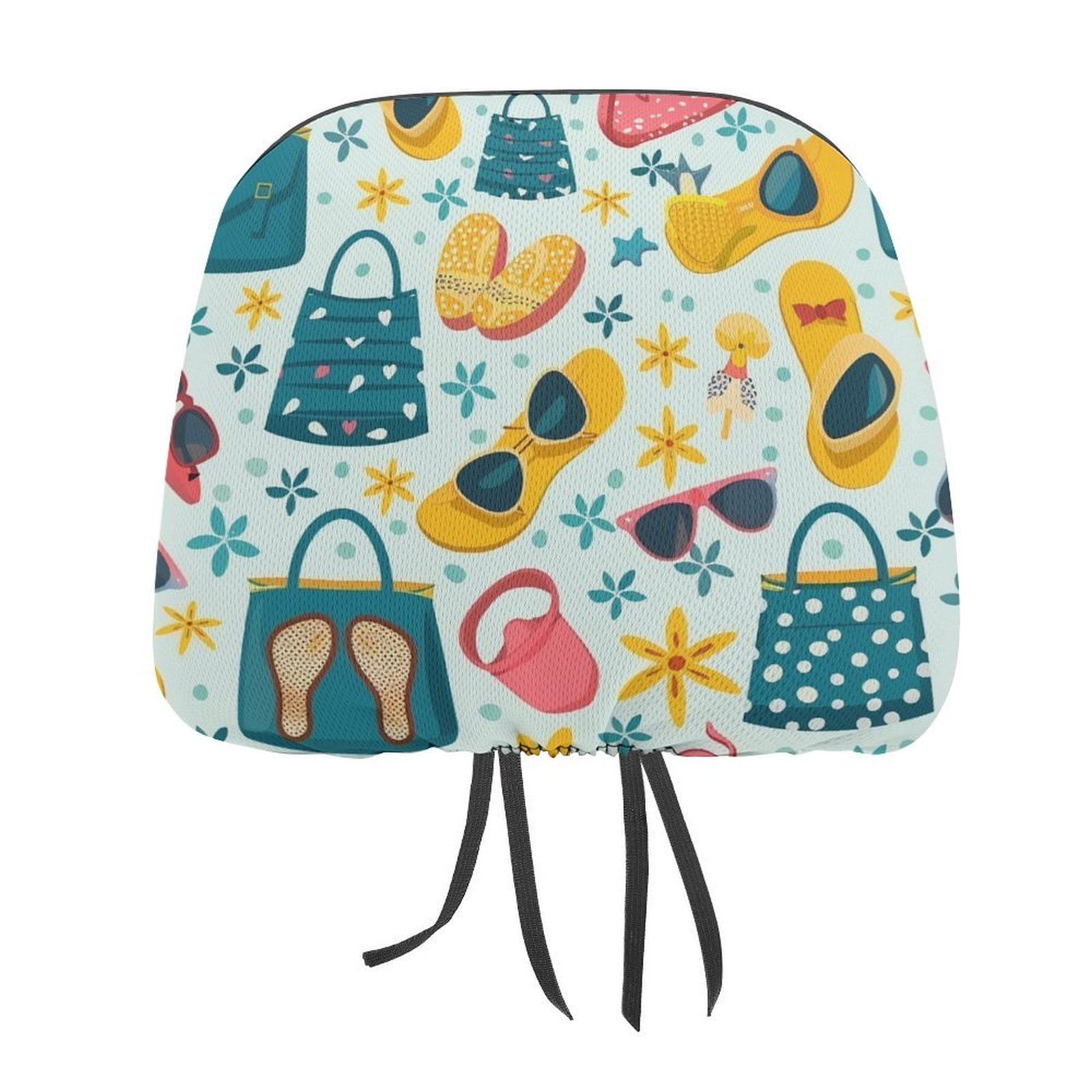 Car Seat Headrest Covers, Universal Car Seat Head Rest Protector QYW