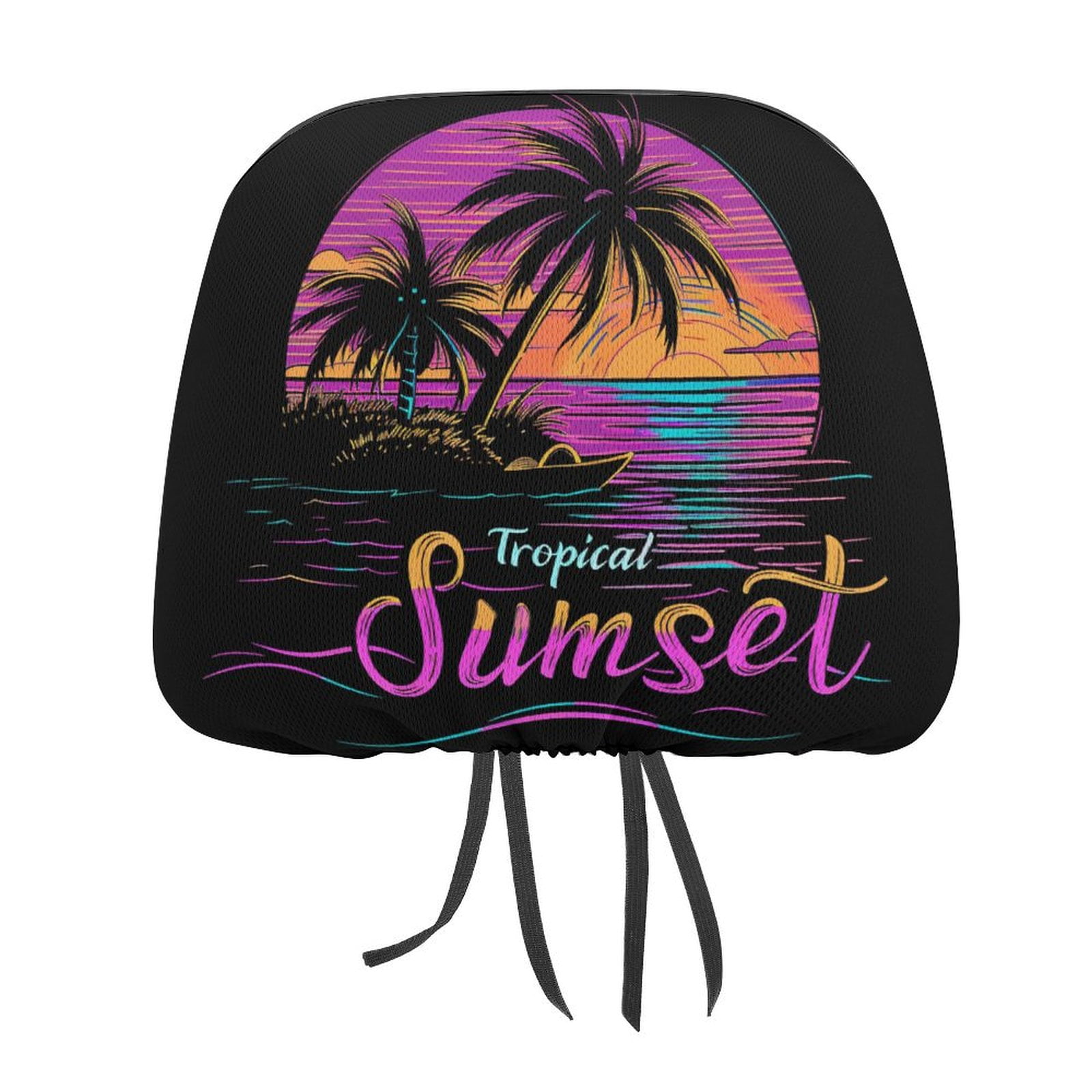 Car Seat Headrest Covers, Universal Car Seat Head Rest Protector