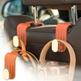 thumbnail image 1 of Car Seat Headrest Hook Car Hooks Car Seat Back Storage Hanger Multi-functional Rear Seat Hooks Storage Organizer Universal for Handbag Purse Coat fit Universal Vehicle Car, 1 of 5