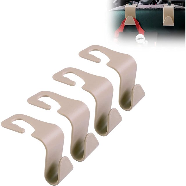 Car Seat Headrest Hooks for Car Back Seat Organizer Hanger Storage Hook