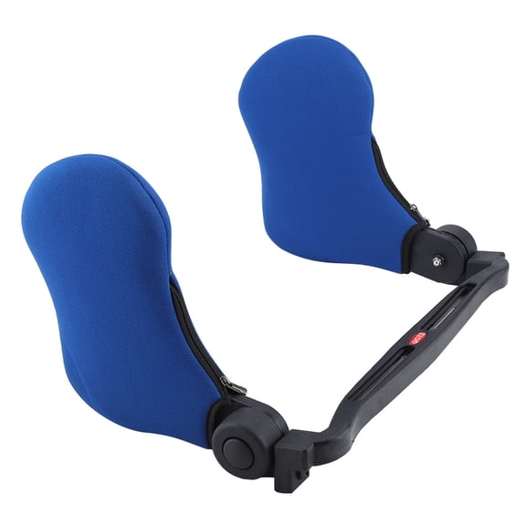 Car Seat Headrest Pad Pillow Head Neck Rest Support Cushion(Blue)