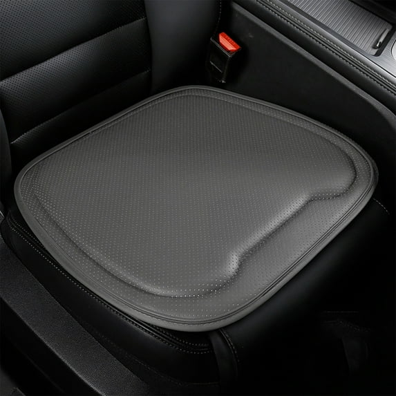 Car Seat Leather Breathable Cushion, 3D Memory Foam Car Seat Covers Cushion Pad, Breathable and Comfortable Driver Seat Cushion, Non-Slip Car Seat Pads for Most Car, SUV, Truck