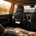 thumbnail image 1 of Car Seat Organizer Between Seats Faux Leather Backseat Storage Bag with Cup Holders Tissue Dispenser Mesh Pocket for Cars SUVs Trucks, 1 of 7