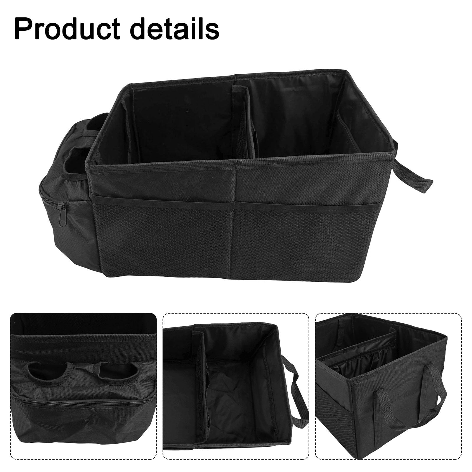 Car Seat Back Organizer Front Seat Organizer Backseat Car Organizer With 4 Stora