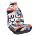 thumbnail image 1 of Car Seat Protection Cover 33×20.5in Easy To Install Elastic Anti Fouling Comprehensive Package For Car Suv Truck Aliceblue Geometric Patterns_4, 1 of 8