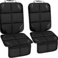 thumbnail image 1 of Car Seat Protector 2 Pack Car Seat Cushion Mat Thickest Padding,Waterproof 600D Fabric Car Seat Covers for Non-Slip Backing Mesh Pockets for Baby and Pet(2 Seat Protector), 1 of 8