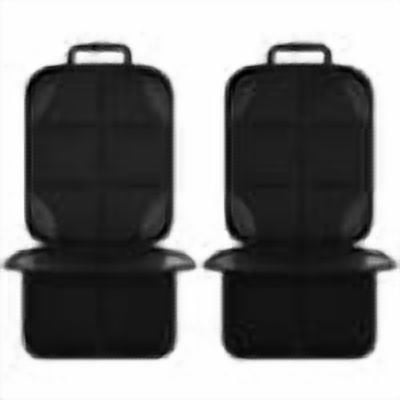 Car Seat Protector 2Pack Protect Child Seats with Thickest Padding and Non-Slip Backing Mesh Pockets for Baby and Pet
