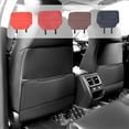 thumbnail image 1 of Car Seat Protector under $5! CQCYD Car Rear Seat Protector, Back Seat Kick Pad with Storage, Waterproof Leather Seat Cover, Child Proof Car Interior Organizer, Universal Fit Auto Accessory, 1 of 9