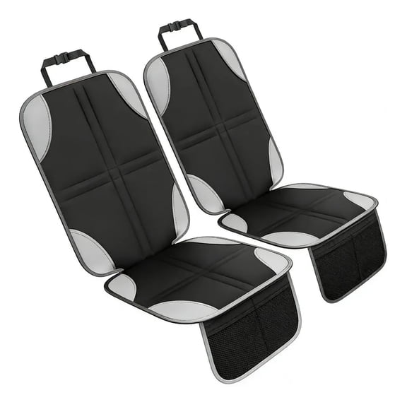 Car Seat Protector  Universal Waterproof & Non-Slip Seat Cover with Thick Padding and Mesh Pockets, Protects Car Seats from Pets, Kids, and Daily Wear