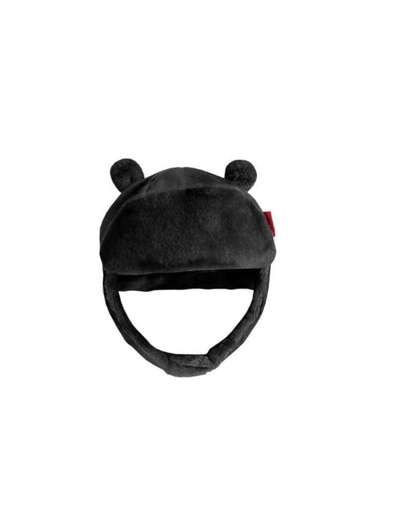 Quilted Bomber Hat, Black, 3/6 Year