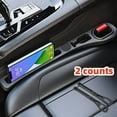 thumbnail image 1 of Car Seat Side Filler with Hook Function, PU Leather Side Storage holder Strip, Phone Key Ticket Holder, Auto Organizer for Stowing & Tidying, Automotive Interior Accessories, 1 of 9