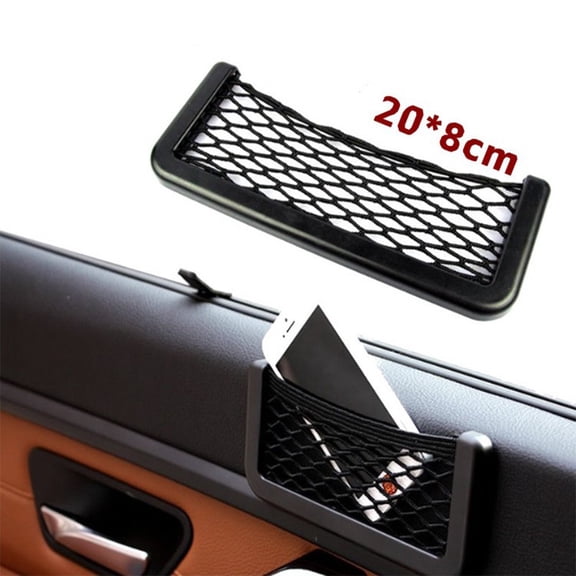 Car Seat Side Mesh Storage Bag Holder Car Storage Bag Elastic Flexible Net