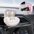 thumbnail image 1 of Car Seat with Soft Furry Cushion for Dolls Accessories,Plush Sofas for Car Decoration,Car Air Vent Decor,Cute Car Interior Decor Accessories for Fans and Doll Collectors, 1 of 9