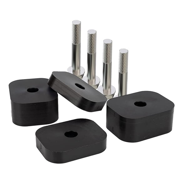 Car Seat Spacers Lift Jackers Recline Lift Kit Risers Rubber Cushion Reduced Fatigue During Long Journeys for 387-2104