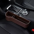 thumbnail image 1 of Car Seat Storage Box,Multifunctional Car Seat Crevice Storage Box, Car Accessories,Universal Car Seat Gap Filler Organizer Box with Cup Holder,Seat Crevice Slit Pockets, 1 of 2