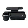thumbnail image 1 of Car Seat Storage Foldable Tray, Car Seat Tray for Rear Passenger, Beverage Cup Holder Box for Dining Drinks Headrest Mounted, 1 of 9