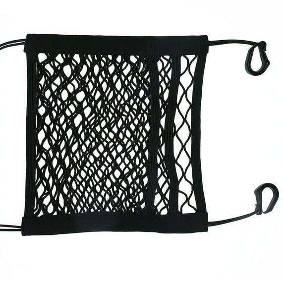 Car Net Bag Travel Tote Storage Seat Organizer Bags for Hanging Pouch Elastic Rope Hook up