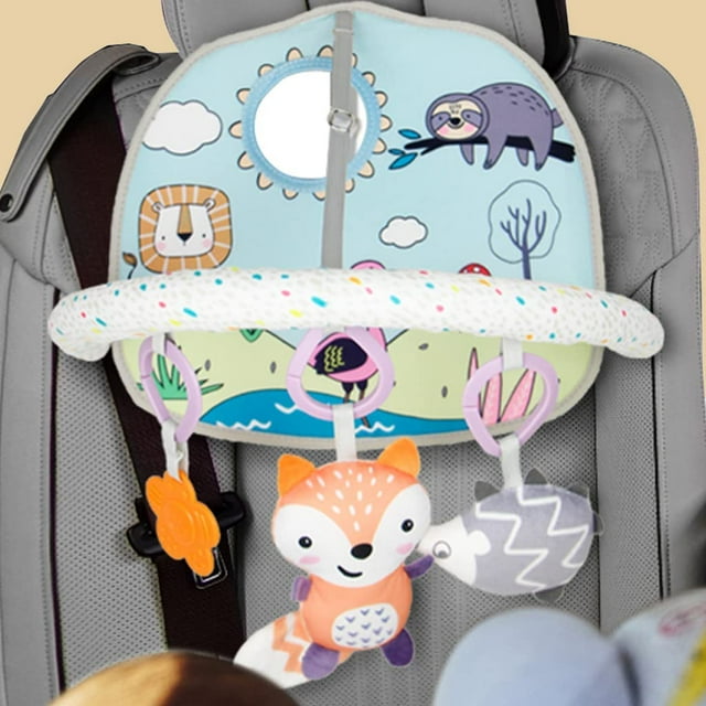 Car Seat Toy for Infants, Rear Car Seat Hanging Toys for Baby, Kick and