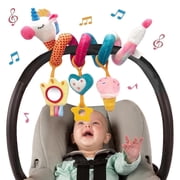 Car Seat Toys, Baby Girl Toys 0-6 Months, Infant Stroller Toys, Newborn Girl Gifts for 0 3 6 9 12 24 Months