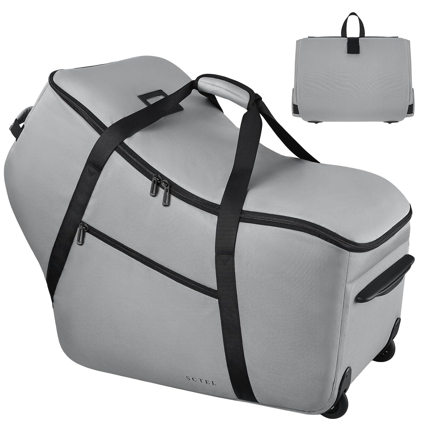 Car Seat Travel Bag Fits All Nuna Pipa Car Seat and Base, Doona Travel Bag, Padded Infant Car