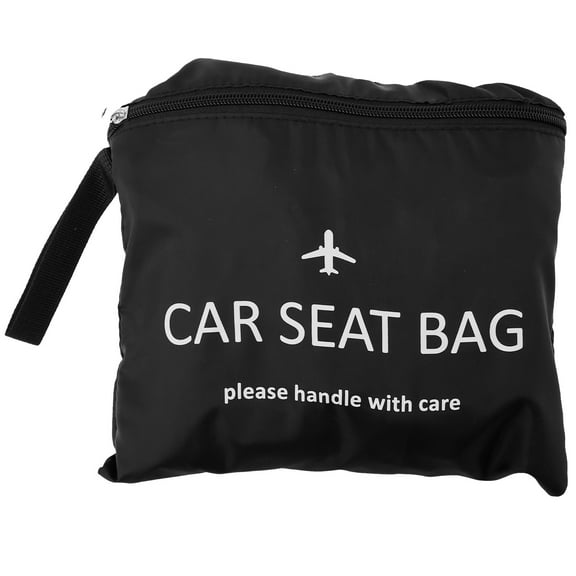 Car Seat Travel Bag Waterproof Oxford Cloth Gate Check Bag with Padded Backpack Strap Universal Carseat Travel Backpack for Airplane Traveling