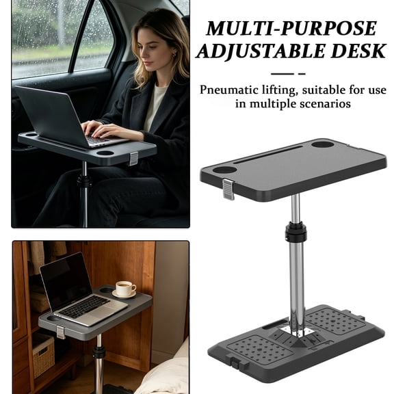Car Seat Tray Table , Portable Sturdy For Road Trips Commute