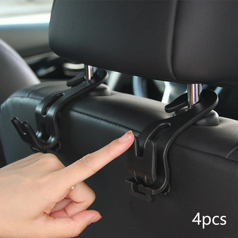 2 In 1 Universal Car Seat Back Hooks Headrest Mount Holder Portable Car  Seat Back Hanger Storage Hook Auto Interior Accessories