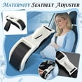 thumbnail image 1 of Car Seatbelt Adjuster For Pregnant Women, Dolphin Pregnant Car Safety Belt Regulator, White, Adjustable Car Seat Belt Clip For Driving Safety, 1 of 6