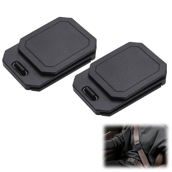 Car Seatbelt Adjuster – Seat Belt Clips For Universal Auto, Shoulder Neck Adjustable Anti‑Strangulation Strap, Comfortable Position Lock For Daily Driving (2PC)