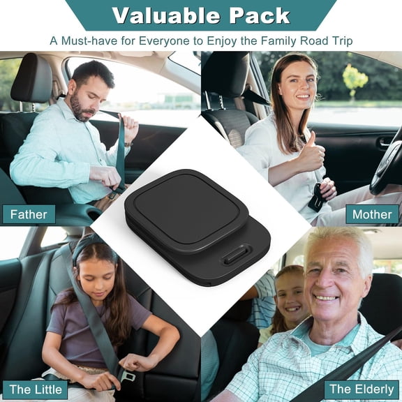 Car Seatbelt Adjuster, Seatbelt Clip, Neck & Shoulder Comfort Locking Clip, Safe Driving Accessory