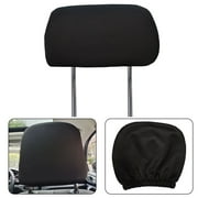 Car Seats Cloth Headrest Cover Black Premium Cloth Headrest Cover For Car, Truck, SUV, Auto Universal Fit Car Headrest Cover