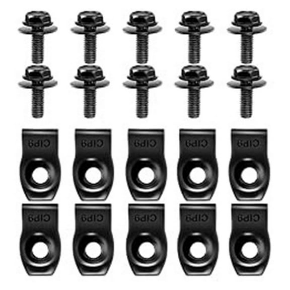 Car Self-Tapping Screw Fastener Auto Body Screws U-Nut Clips M6 Engine Cover Undertray Splash Shield Liner Retainer Rivet Bolt by Coconut Ok