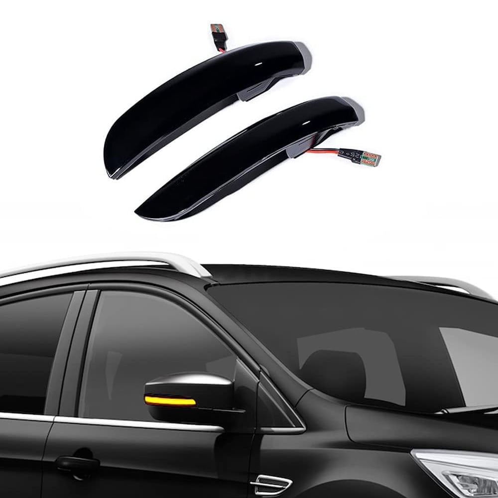 Car Sequential LED Side Mirror Turn Signal Light For Ford Kuga Escape ...