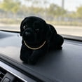 thumbnail image 1 of Car Shaking Dog Ornament, Car Accessories Simulation Shaking Dog with Nodding Head and Suction Cup Base, for Dashboard Vehicle Decoration and Fun Driving Companion, B, 1 of 5