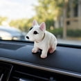 thumbnail image 1 of Car Shaking Dog Ornament, Car Accessories Simulation Shaking Dog with Nodding Head and Suction Cup Base, for Dashboard Vehicle Decoration and Fun Driving Companion, D, 1 of 5
