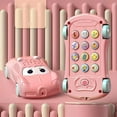 thumbnail image 1 of Car Shaped Interactive Toy Phone for Toddlers,Music Sound Effect Colorful Button Toy,Number Shape Cognitive Early Learning Toy,Fine Motor Skill Training Safe Toy,Portable Compact Educational Gift, 1 of 7