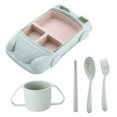 thumbnail image 1 of Car Shaped Tableware Set with Cutlery and Cup - for Kids' Dining Experiences at Home or Outdoor Events, 1 of 7