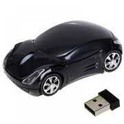 Car Shaped Wireless Computer Mouse Ergonomic Gaming Optical Mouse USB 2.4G Mini Receiver Office Accessories for PC Windows Laptop Notebook Mac