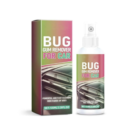 Car Shellac Cleaner 100ml, Car Paint Decontamination Cleaner for Birds Droppings, Resin and Shellac Remover, Insect Stain Foam Cleaner for Auto Paint
