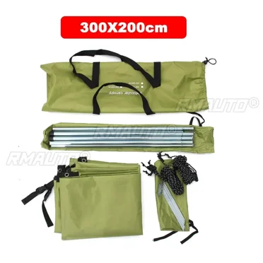 Car Shelter Shade Camping  Side Car Roof Top Awning Waterproof UV  Portable Camping Tent Automobile Rooftop Rain Canopy Body Kit