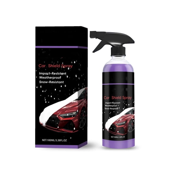 Car Shield Coating Spray, Waterproof Polymer Coating For Impact & Scratch Resistance, Ice-Resistant Winter Defense,3.38 fl oz